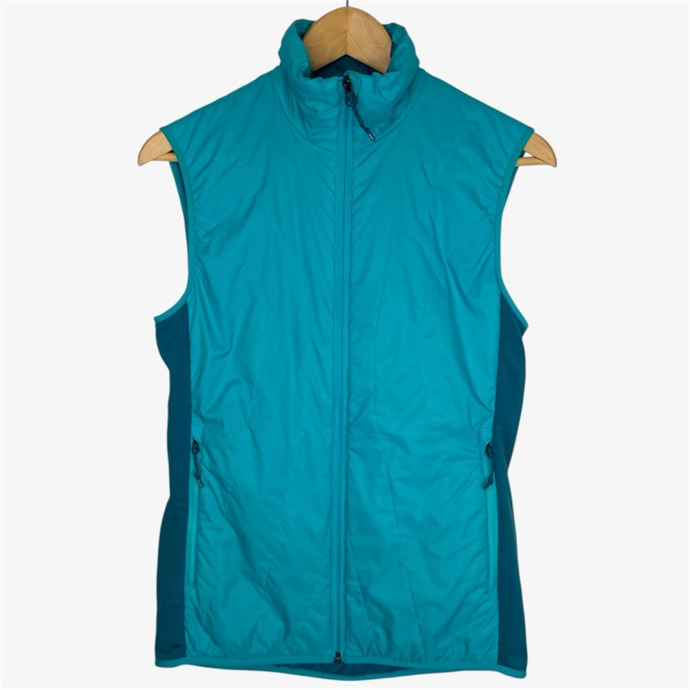 ICEBREAKER Hyperia Lite Hybrid Merino Wool Insulated Vest - Teal - Size S